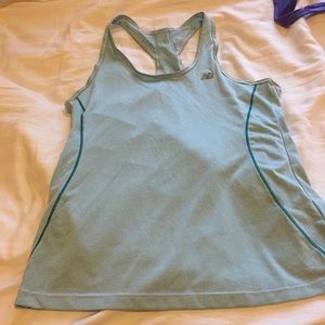Teal New Balance athletic tank